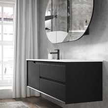 Byron 1200mm Wall Hung Single Vanity with Ceramic Countertop